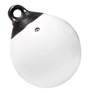 Taylor Made 15″ Tuff End Inflatable Vinyl Buoy - White