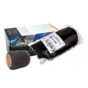 KiwiGrip 1 Liter Pouch - Black with 4" Roller