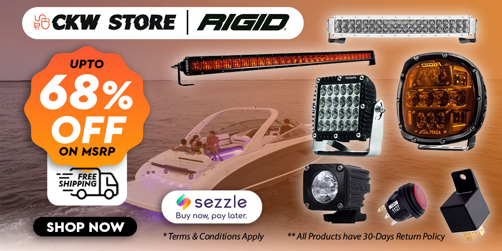 Rigid lights, ridig light accessories, rigid lights for boats